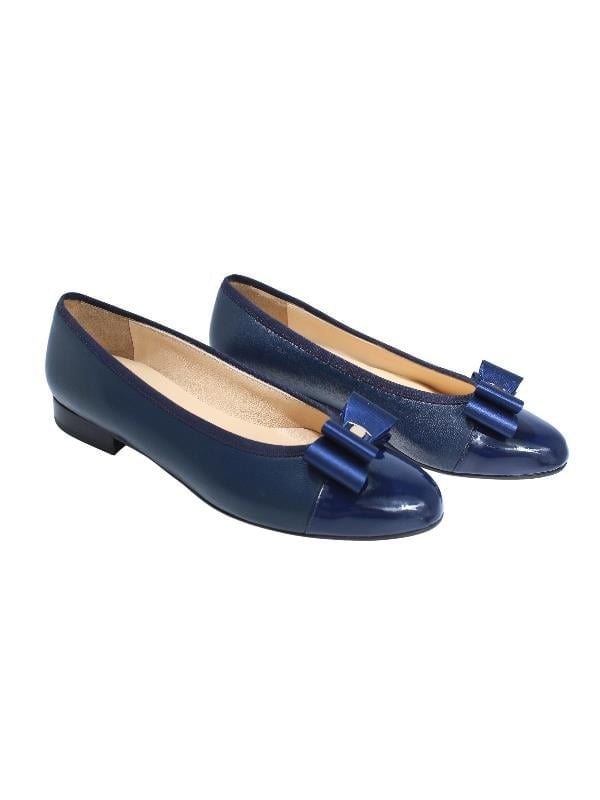 POLETTO  HAKİKİ DERİ LACIVERT Babet Kapalı 69 01 V1