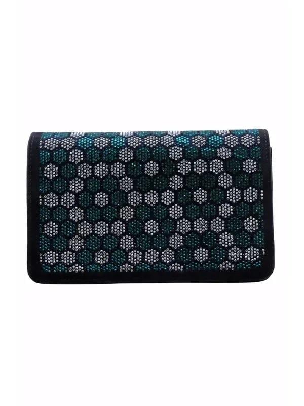 POLETTO  HAKİKİ DERİ LACIVERT Çanta Gece/Abiye CNT 742