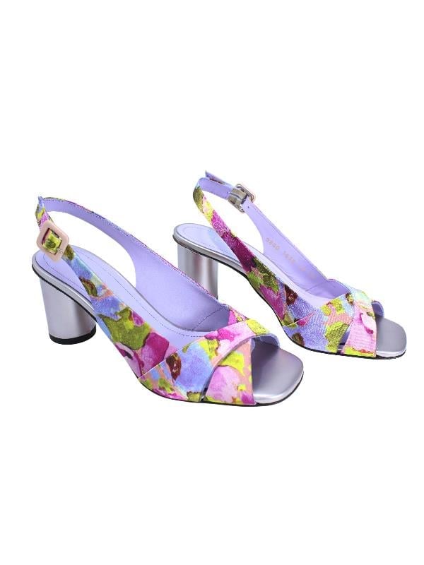 POLETTO  HAKİKİ DERİ LILA Sandalet Topuklu 1918 43 KMS