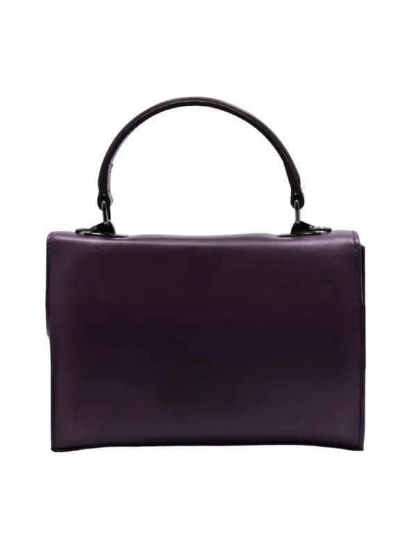POLETTO  HAKİKİ DERİ MOR Çanta EL Tutmalı CNT 757 V5