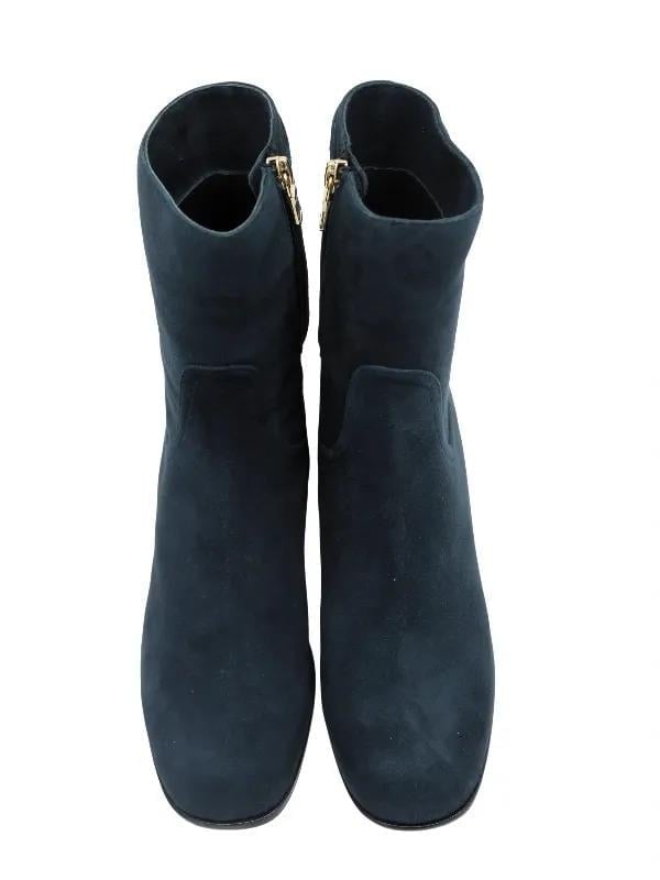 POLETTO  HAKİKİ DERİ PETROL Bot Topuklu 7734 11 S