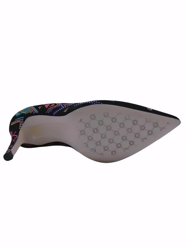 POLETTO  HAKİKİ DERİ SIYAH Ayakkabı Gece/Abiye 4924 18 V3