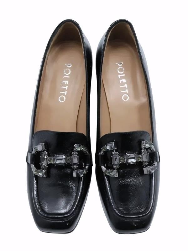 POLETTO  HAKİKİ DERİ SIYAH Ayakkabı Günlük 230 35