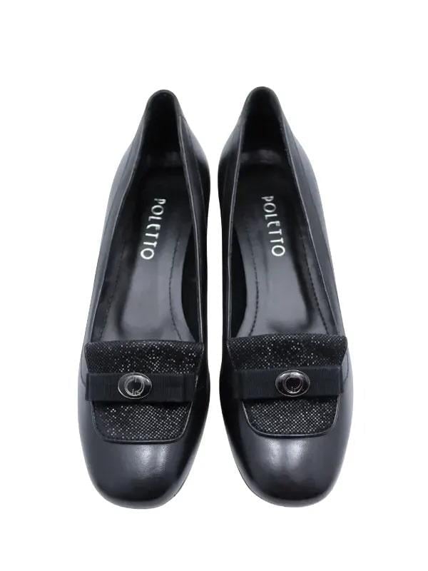 POLETTO  HAKİKİ DERİ SIYAH Ayakkabı Günlük 916 129