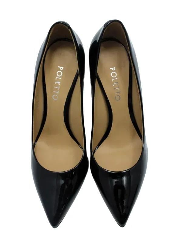 POLETTO  HAKİKİ DERİ SIYAH Ayakkabı Stiletto 2536 05