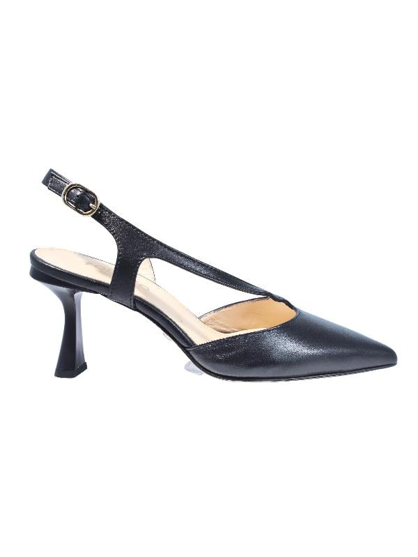 POLETTO  HAKİKİ DERİ SIYAH Ayakkabı Stiletto 9839 39