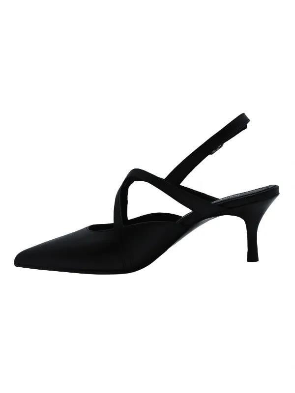 POLETTO  HAKİKİ DERİ SIYAH Ayakkabı Stiletto 9841 84