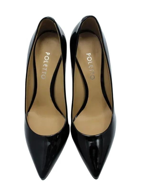 POLETTO  HAKİKİ DERİ SIYAH Ayakkabı Stiletto 2536 05