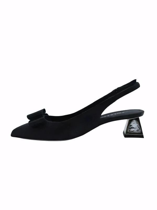 POLETTO  HAKİKİ DERİ SIYAH Ayakkabı Stiletto 2240 03 V1