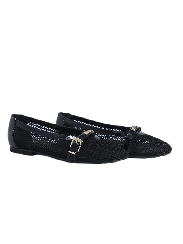 POLETTO  HAKİKİ DERİ SIYAH Babet Kapalı 810 60