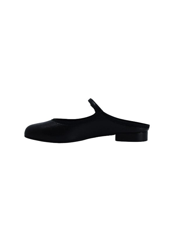 POLETTO  HAKİKİ DERİ SIYAH Babet Terlik 69 27