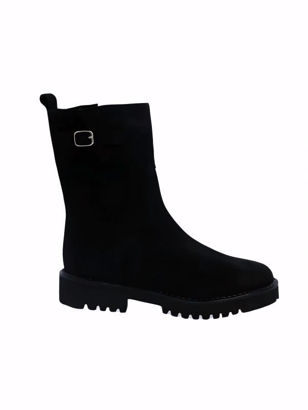 POLETTO  HAKİKİ DERİ SIYAH Bot Düz  5780 92 V3 S