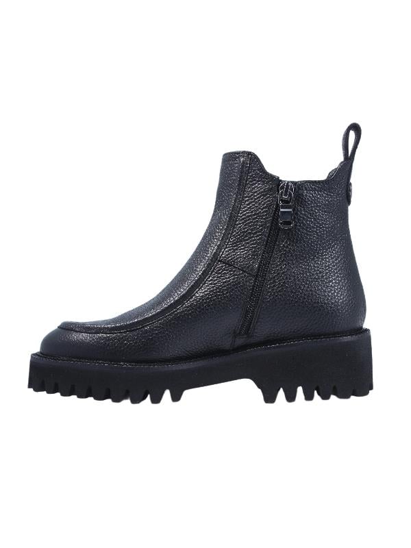 POLETTO  HAKİKİ DERİ SIYAH Bot Düz  5780 63 S