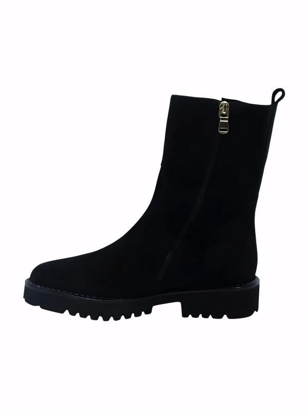 POLETTO  HAKİKİ DERİ SIYAH Bot Düz  5780 92 V3 S