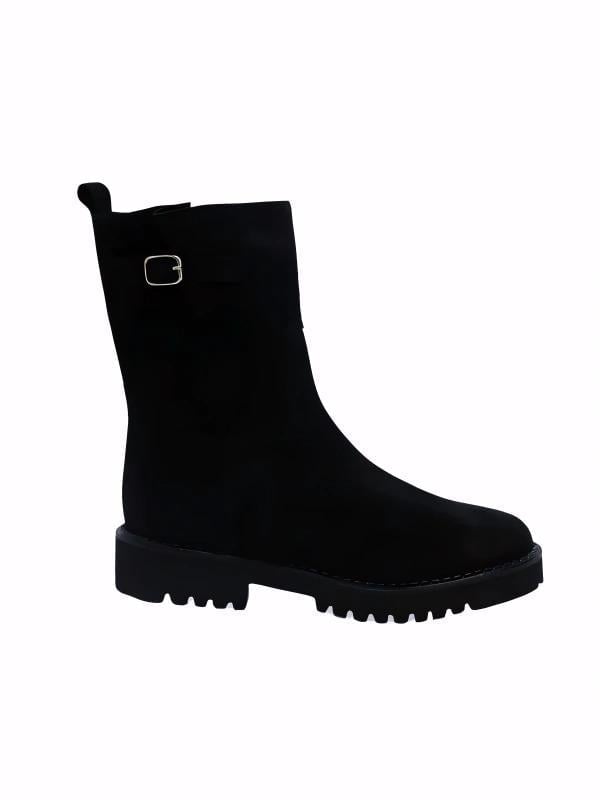 POLETTO  HAKİKİ DERİ SIYAH Bot Düz  5780 92 V3 S