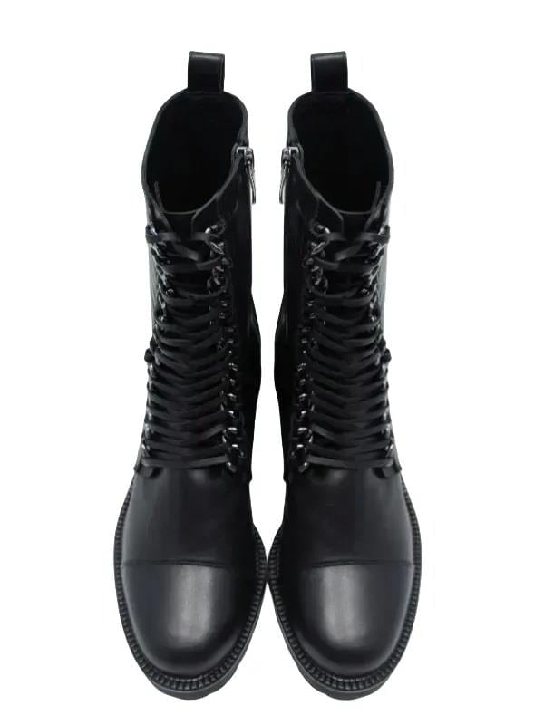 POLETTO  HAKİKİ DERİ SIYAH Bot Düz  644 17