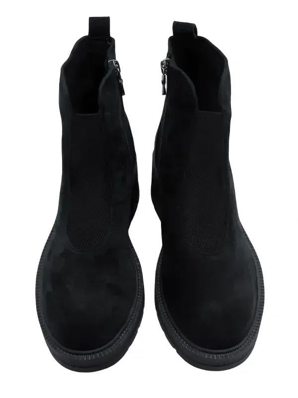 POLETTO  HAKİKİ DERİ SIYAH Bot Düz  7318 94 S