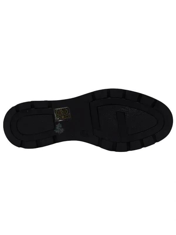 POLETTO  HAKİKİ DERİ SIYAH Bot Düz  7318 94 S