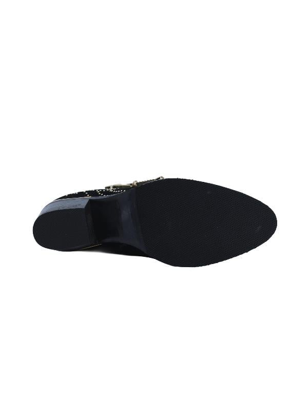 POLETTO  HAKİKİ DERİ SIYAH Bot Topuklu 04 72891