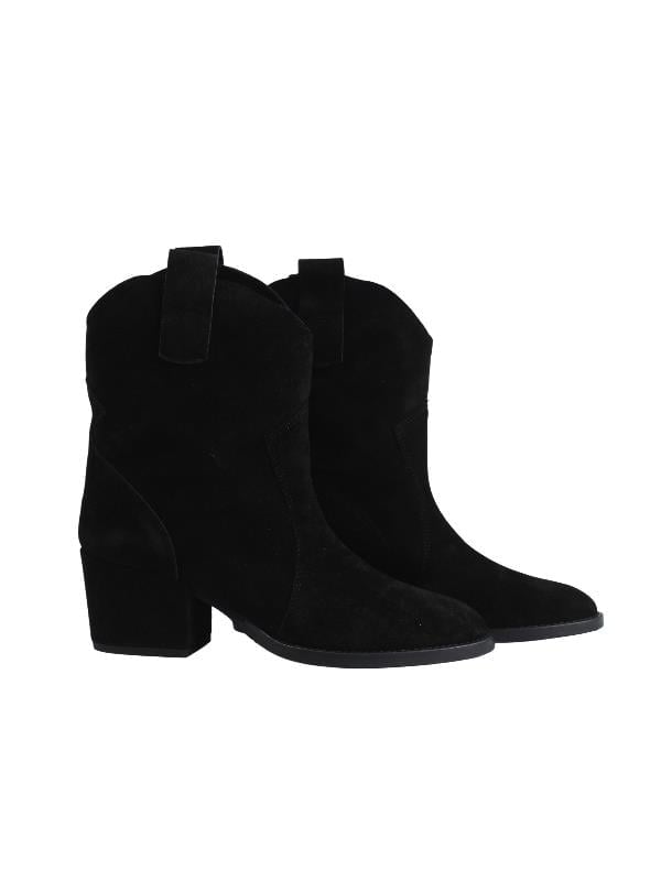 POLETTO  HAKİKİ DERİ SIYAH Bot Topuklu 410 13