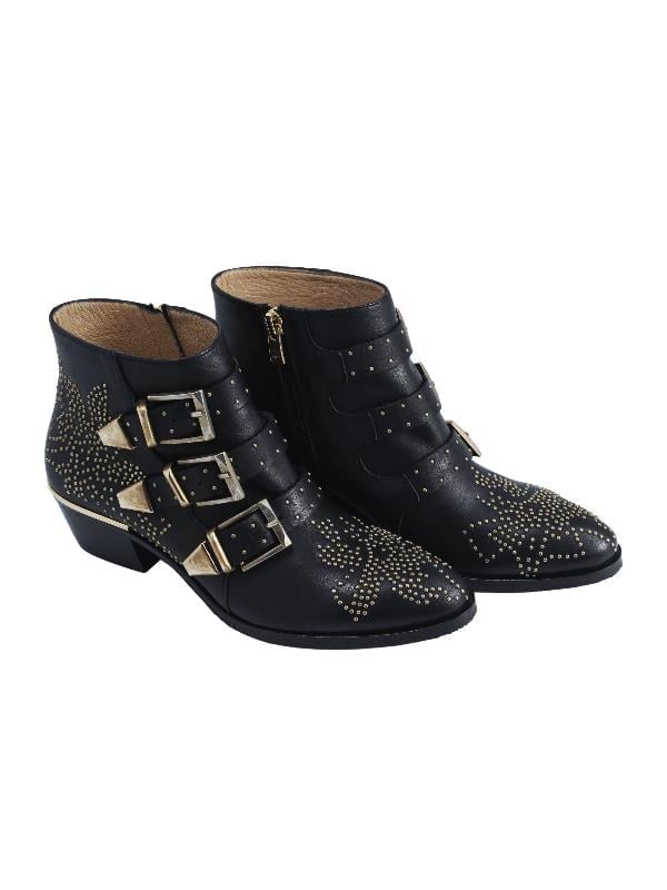 POLETTO  HAKİKİ DERİ SIYAH Bot Topuklu 04 72891