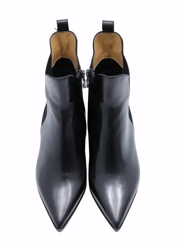 POLETTO  HAKİKİ DERİ SIYAH Bot Topuklu 841 03