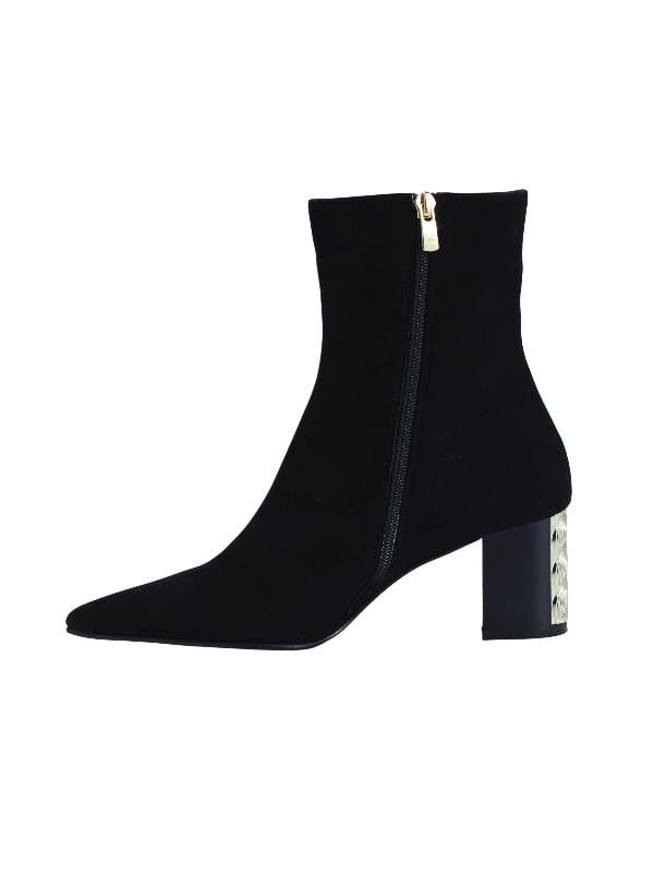 POLETTO  HAKİKİ DERİ SIYAH Bot Topuklu 09 9327 S
