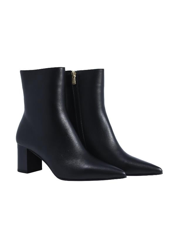 POLETTO  HAKİKİ DERİ SIYAH Bot Topuklu 09 9327 S