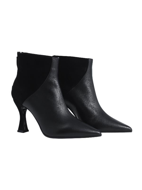 POLETTO  HAKİKİ DERİ SIYAH Bot Topuklu 992 47