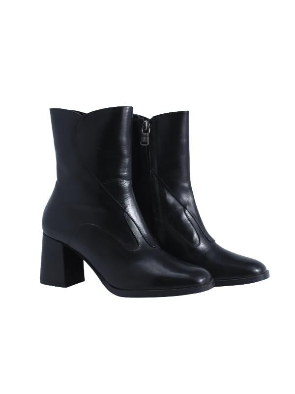 POLETTO  HAKİKİ DERİ SIYAH Bot Topuklu 2097 48 BFL