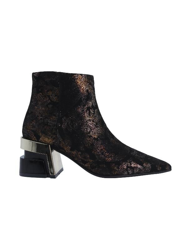 POLETTO  HAKİKİ DERİ SIYAH Bot Topuklu 8972 17 V3