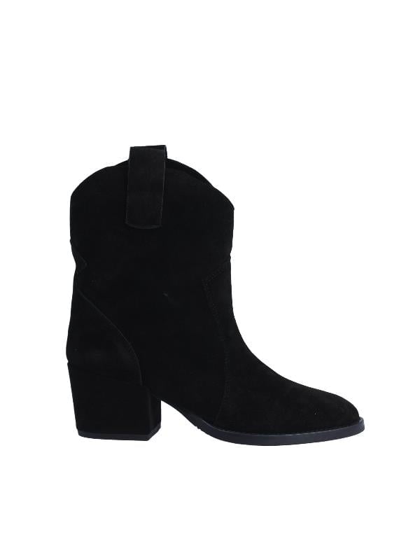 POLETTO  HAKİKİ DERİ SIYAH Bot Topuklu 410 13