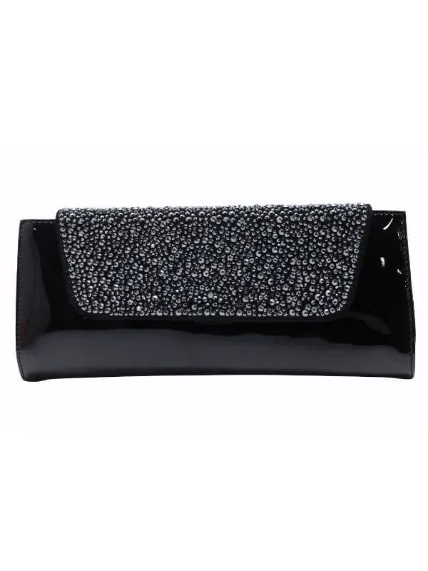 POLETTO  HAKİKİ DERİ SIYAH Çanta Gece/Abiye CNT 639 V2