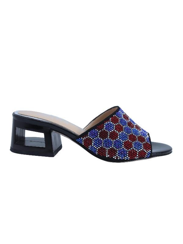 POLETTO  HAKİKİ DERİ SIYAH-GUMUS Terlık Gece/Abiye 169 157 V2