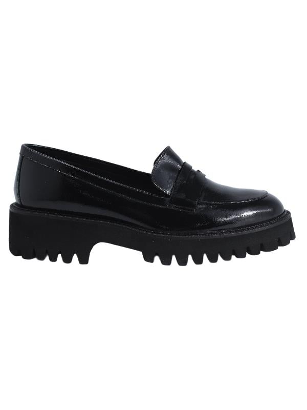POLETTO  HAKİKİ DERİ SIYAH Loafer Düz 780 15