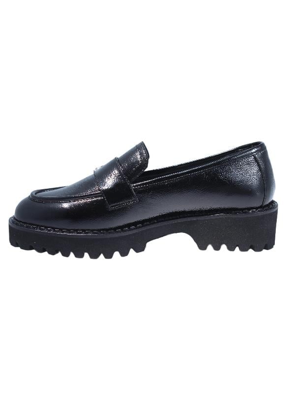 POLETTO  HAKİKİ DERİ SIYAH Loafer Düz 780 23