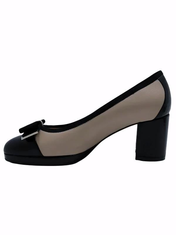 POLETTO  HAKİKİ DERİ SIYAH-NOHUT Ayakkabı Günlük 85 17 V2