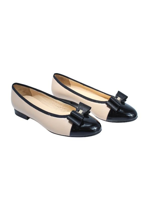 POLETTO  HAKİKİ DERİ SIYAH-NOHUT Babet Kapalı 69 01 V1