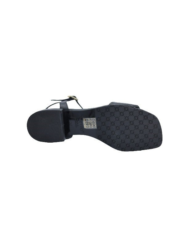 POLETTO  HAKİKİ DERİ SIYAH Sandalet Düz Terlik 6986 06