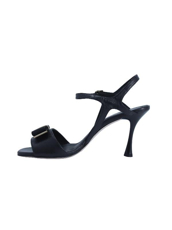 POLETTO  HAKİKİ DERİ SIYAH Sandalet Topuklu 380 31