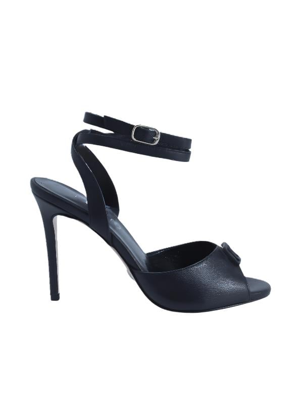 POLETTO  HAKİKİ DERİ SIYAH Sandalet Topuklu 6564 204 V1
