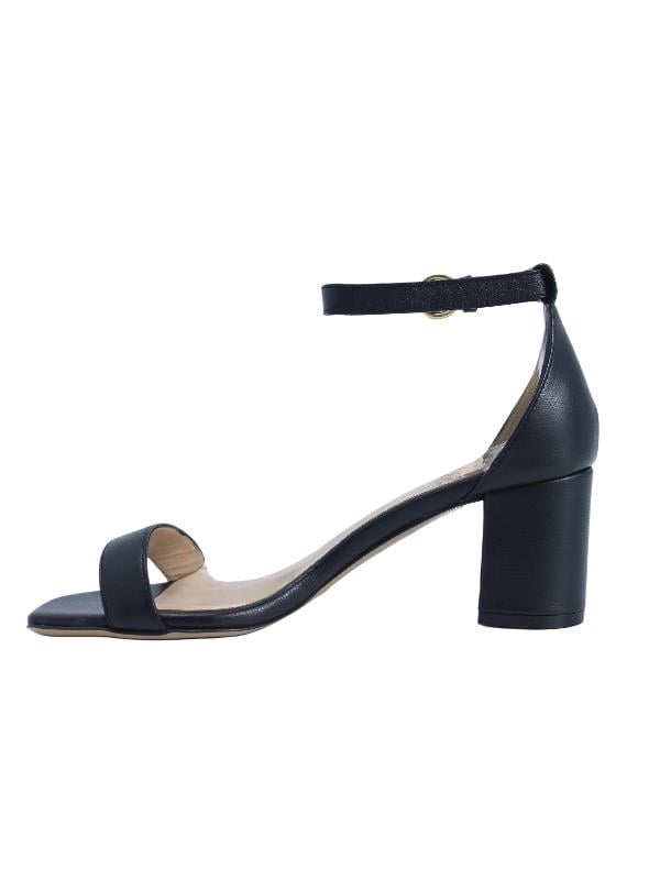 POLETTO  HAKİKİ DERİ SIYAH Sandalet Topuklu 1918 33