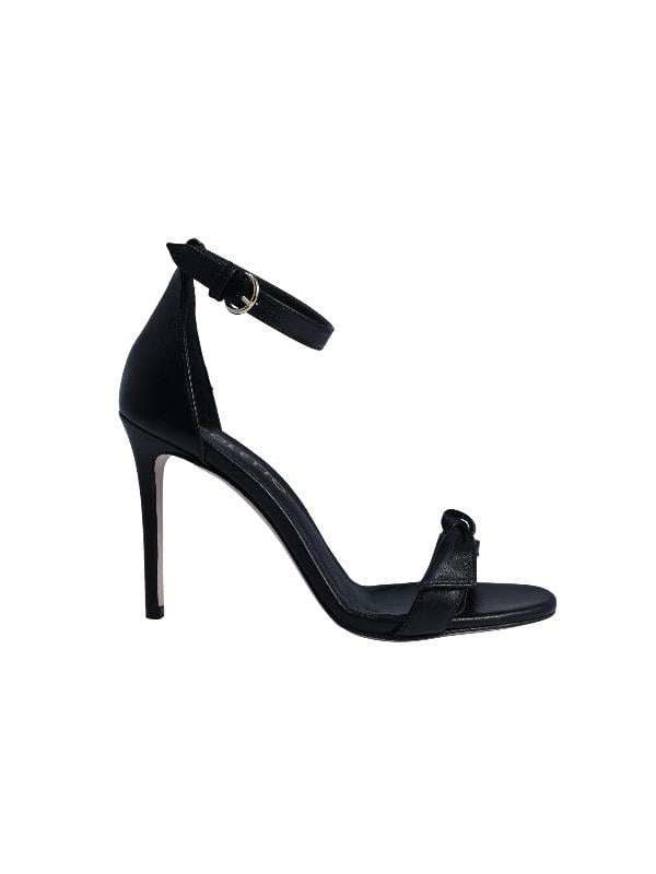 POLETTO  HAKİKİ DERİ SIYAH Sandalet Topuklu 6564 165 V1