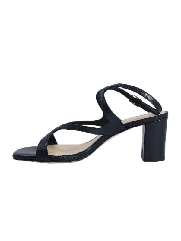 POLETTO  HAKİKİ DERİ SIYAH Sandalet Topuklu 5446 03 V1