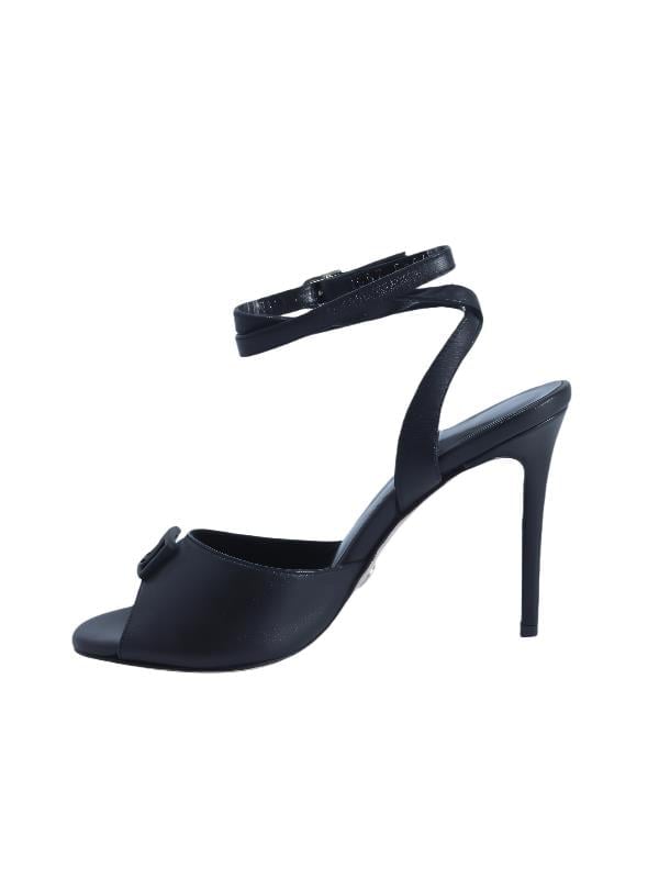 POLETTO  HAKİKİ DERİ SIYAH Sandalet Topuklu 6564 204 V1