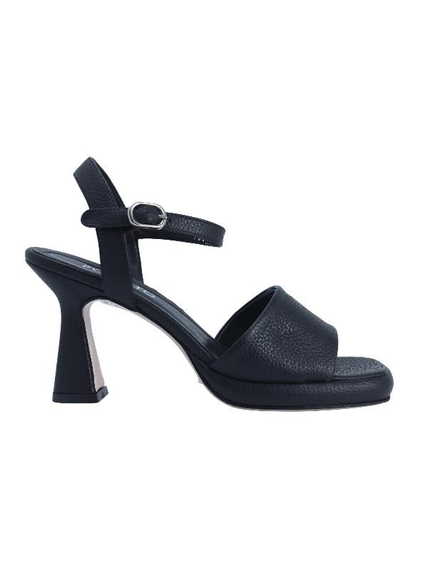 POLETTO  HAKİKİ DERİ SIYAH Sandalet Topuklu 4183 196