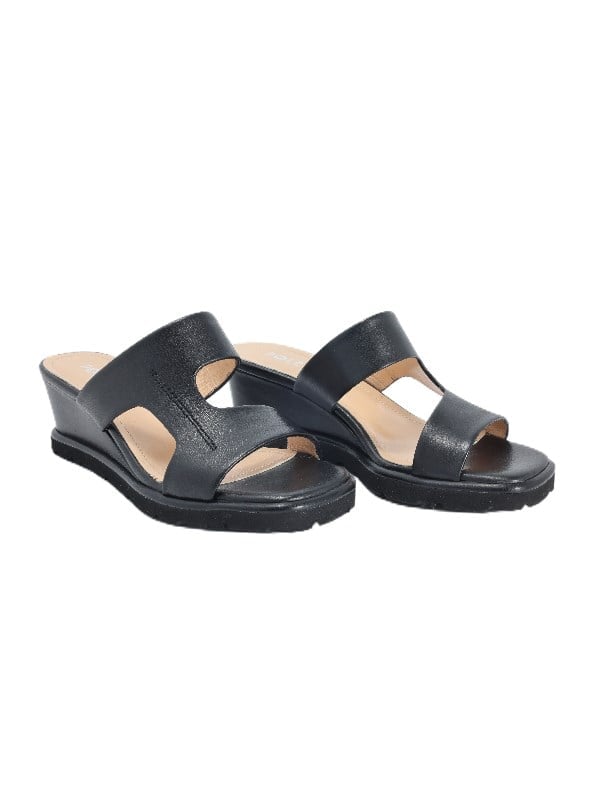 POLETTO  HAKİKİ DERİ SIYAH Terlık Topuklu 169 259