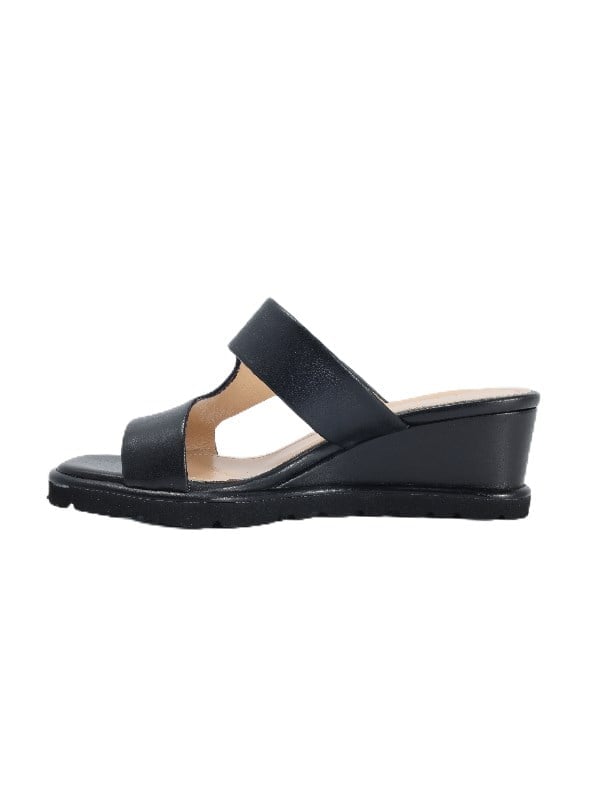 POLETTO  HAKİKİ DERİ SIYAH Terlık Topuklu 169 259