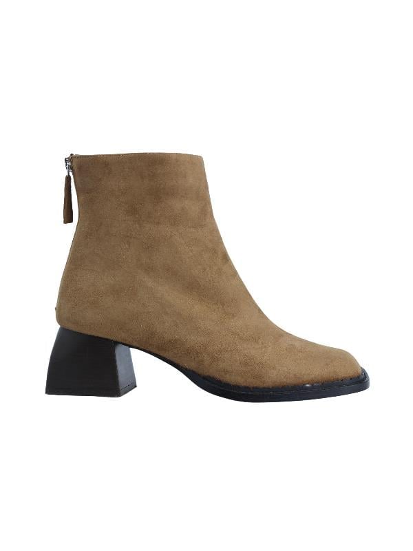 POLETTO  HAKİKİ DERİ TABA Bot Topuklu 01 5263