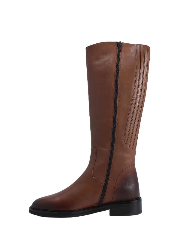 POLETTO  HAKİKİ DERİ TABA Çizme Düz  5780 27 S